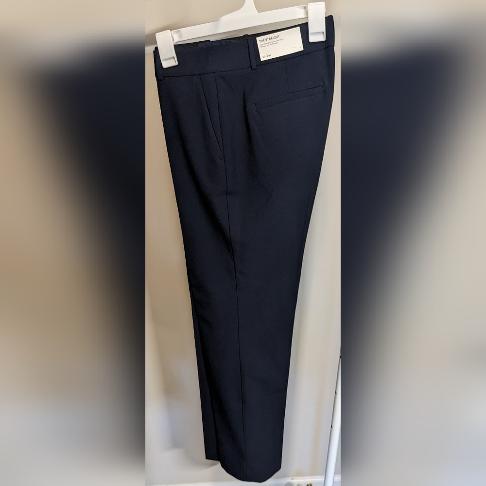 Ann Taylor Navy Straight Pants - Size 6 NEW